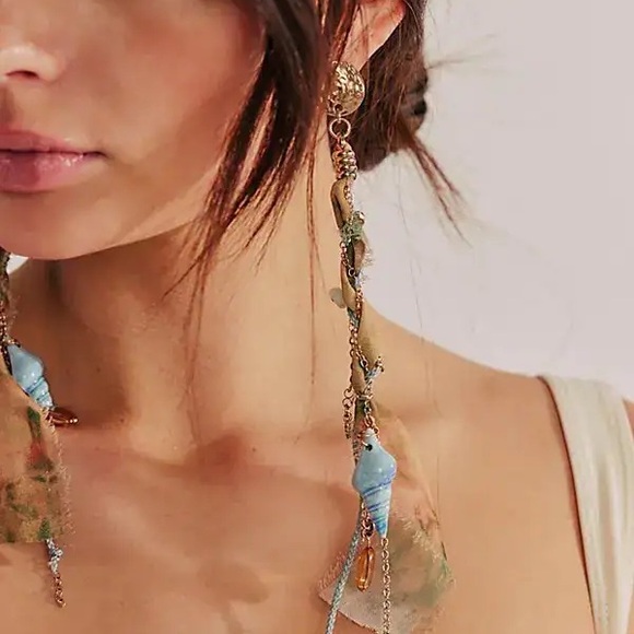 Free People Jewelry - Free People Clearwater Dangle Earrings — Silver